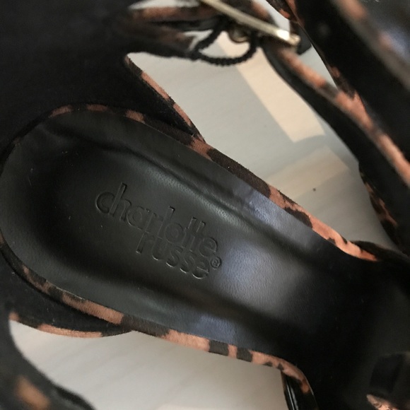 Charlotte Russe Leopard Print Stiletto Heels - Picture 5 of 5